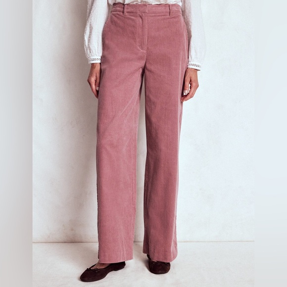 Boden Pants - Boden Belgravia wide Leg Corduroy Pants In Blushing Rose Size 6